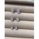 Brinco Gota Cristal Trio 