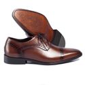 Sapato Social Derby em Couro Havana