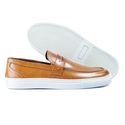 Mocassim Masculino Em Couro Belém Caramelo