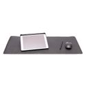 DeskPad executivo 100% em couro legítimo Preto 70x30 cts