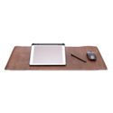 DeskPad executivo 100% em couro legítimo Café 70x30 cts