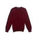 TRICOT CLÁSSICO MASCULINO GOLA CARECA BORDÔ - RHOUKER