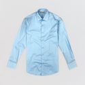 CAMISA COLARINHO ITALIANO CLASSICA SLIM FIT 100% ALGODÃO AZUL CLARO RHOUKER
