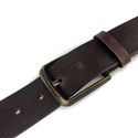 CINTO COURO CASUAL MARROM CAFÉ 4CM RHOUKER