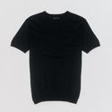 Camiseta Tricot Leve Clássica Preta