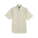 CAMISA LINHO|ALGODÃO RHOUKER MC CONFORT OFF-WHITE
