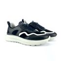 TÊNIS COURO CASUAL RECORTES- FORCE BLACK RHOUKER