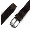 CINTO LONA ELÁSTICO MARROM 4CM RHOUKER