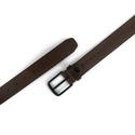 CINTO COURO CASUAL NATURALE CASTANHO 3 CM RHOUKER