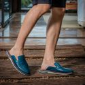 Mule Premium Masculino Couro Sky