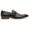 Sapato Masculino Loafer Pietro Preto/whisky