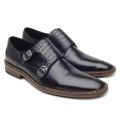 Sapato Masculino Monkstrap Corrado Preto