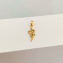 Pingente Cobra com Zircônia Banhado a Ouro 18k