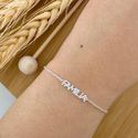 Pulseira com Pingente Família Prata 925 