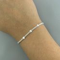 Pulseira Grumet com Trevos Prata 925