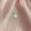 Pingente Girassol com Zirconia Prata 925