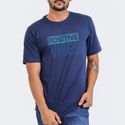 Camiseta T-Shirt Masculina Básica Estampada Positividade Style Macia By ROTA79 
