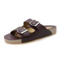 Sandalia feminina Papete anatômica PARADISE ROTA79 Elegante Fashion Moderna cor Vinho