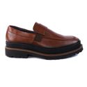 Sapato Masculino Social Loafer Bari Couro Legítimo Castor