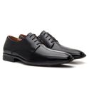 Sapato Classico Social Semi Acabado Sidney Preto