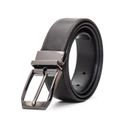 Cinto Dupla Face Masculino Dancalf Preto/Floater Brown Samello