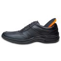 Sapato Masculino Em Couro Ultra Conforto Zarato Z01 Preto 2324