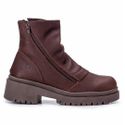 ¨Bota York Em Couro Com Sola Alta Tratorado.¨