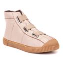 Tenis Em Couro Plume Nude Com Sola De Borracha Marmelo