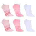 Meia Unissex Under Armour Essentials Invisivel - Pacote com 6 pares - Rosa