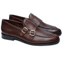 Sapato Monkstrap Stefano Doppio Havana