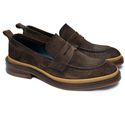 Sapato Mocassim Stefano Velluto Marrom