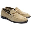 Sapato Loafer Stefano Milano Oro Areia
