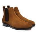 Bota Chelsea Camurça Whisky Stefano
