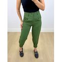 Calça Nina Alfaiataria Verde Militar