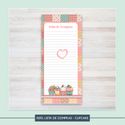 Refil Lista de Compras - cupcake