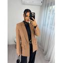 Maxi Blazer Amélia Mocha Mousse