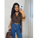 Blusa Marrom Dawe