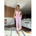 Saia Midi Rosa Melly