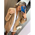 Blazer Debora Caramelo