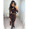 Vestido Midi em Tule Joe