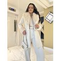 Casaco Ultra Premium Térmico Gola Pele Madrid Areia