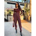 Calça Cargo Marrom Sydi