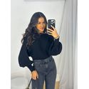 Blusa Tricot Preta Wendy