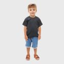 Camiseta Infantil Algodão Chumbo