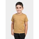 Camiseta Infantil Algodão Mostarda