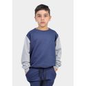 Moletom Infantil Careca Duo Azul