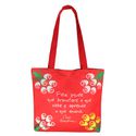 BOOK BAG CORA CORALINA PROFESSOR - Vermelha
