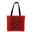 BOOK BAG CHARLES BUKOWSKI - Vermelha