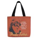 BOLSA PAULO FREIRE LEITURA - Vermelha