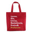 BOLSA FREIRE PROFESSOR - Vermelha